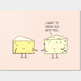 matured cheese Posters and Art
